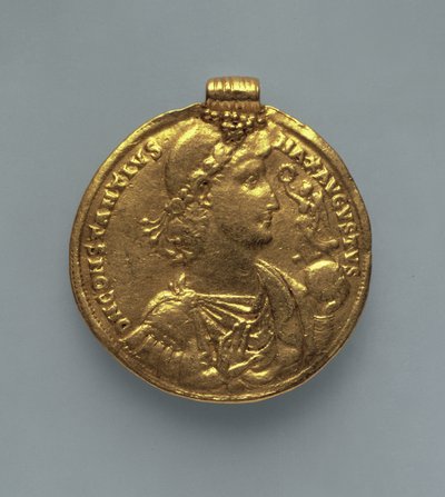 Médaillon (avers) de Constance II (317-361), frappé à Antioche, Syrie - Roman